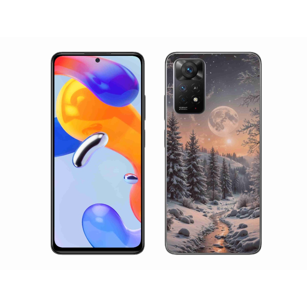 Gélový kryt mmCase na Xiaomi Redmi Note 11 Pre 4G/5G - zimná krajina 2