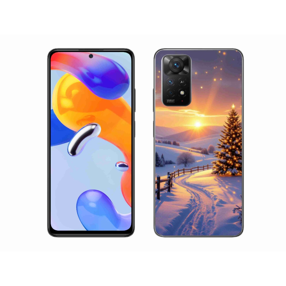 Gélový kryt mmCase na Xiaomi Redmi Note 11 Pre 4G/5G - zimná krajina