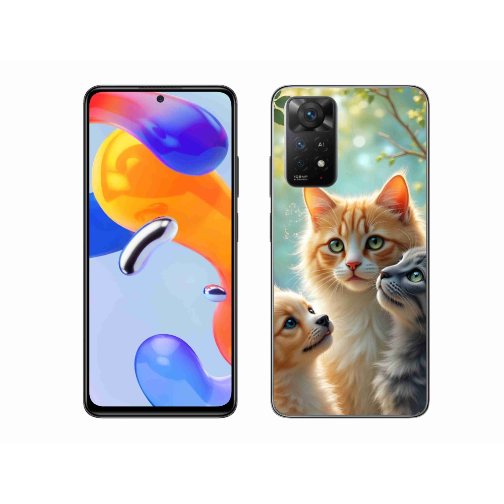 Gélový kryt mmCase na Xiaomi Redmi Note 11 Pre 4G/5G - zvieracie priateľstvo 2