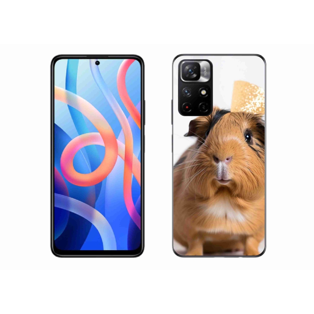 Gélový kryt mmCase na Xiaomi Redmi Note 11S 5G - hnedé morča