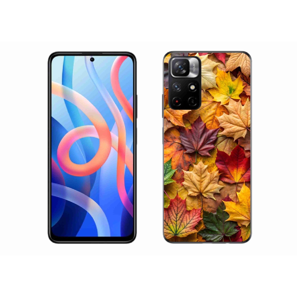 Gélový kryt mmCase na Xiaomi Redmi Note 11S 5G - javorové listy 2