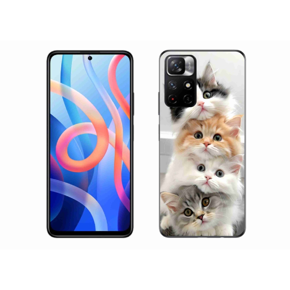 Gélový kryt mmCase na Xiaomi Redmi Note 11S 5G - mačacia partia