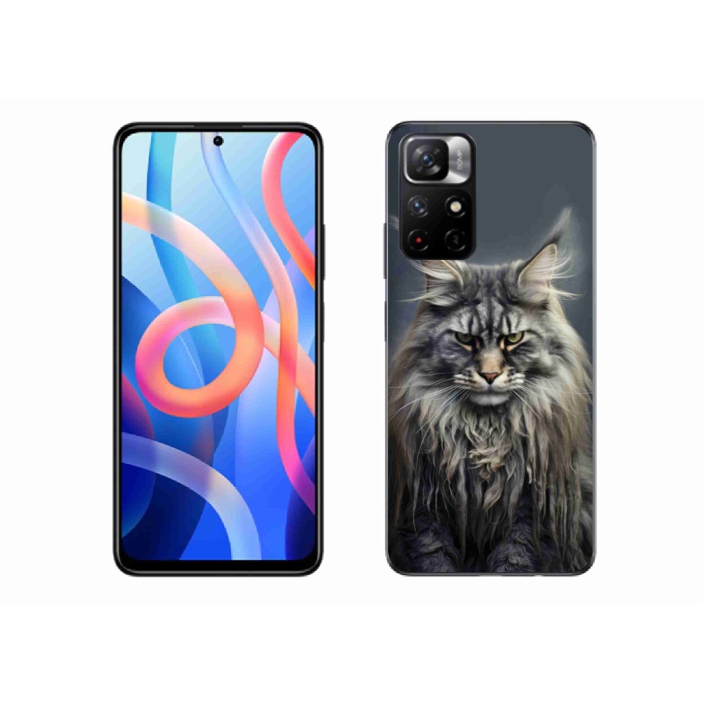 Gélový kryt mmCase na Xiaomi Redmi Note 11S 5G - mačacie pohľad 4