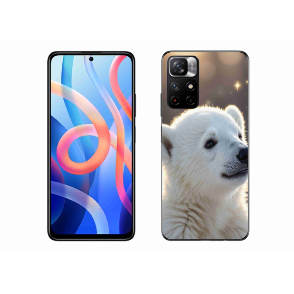 Gélový kryt mmCase na Xiaomi Redmi Note 11S 5G - ľadový medveď