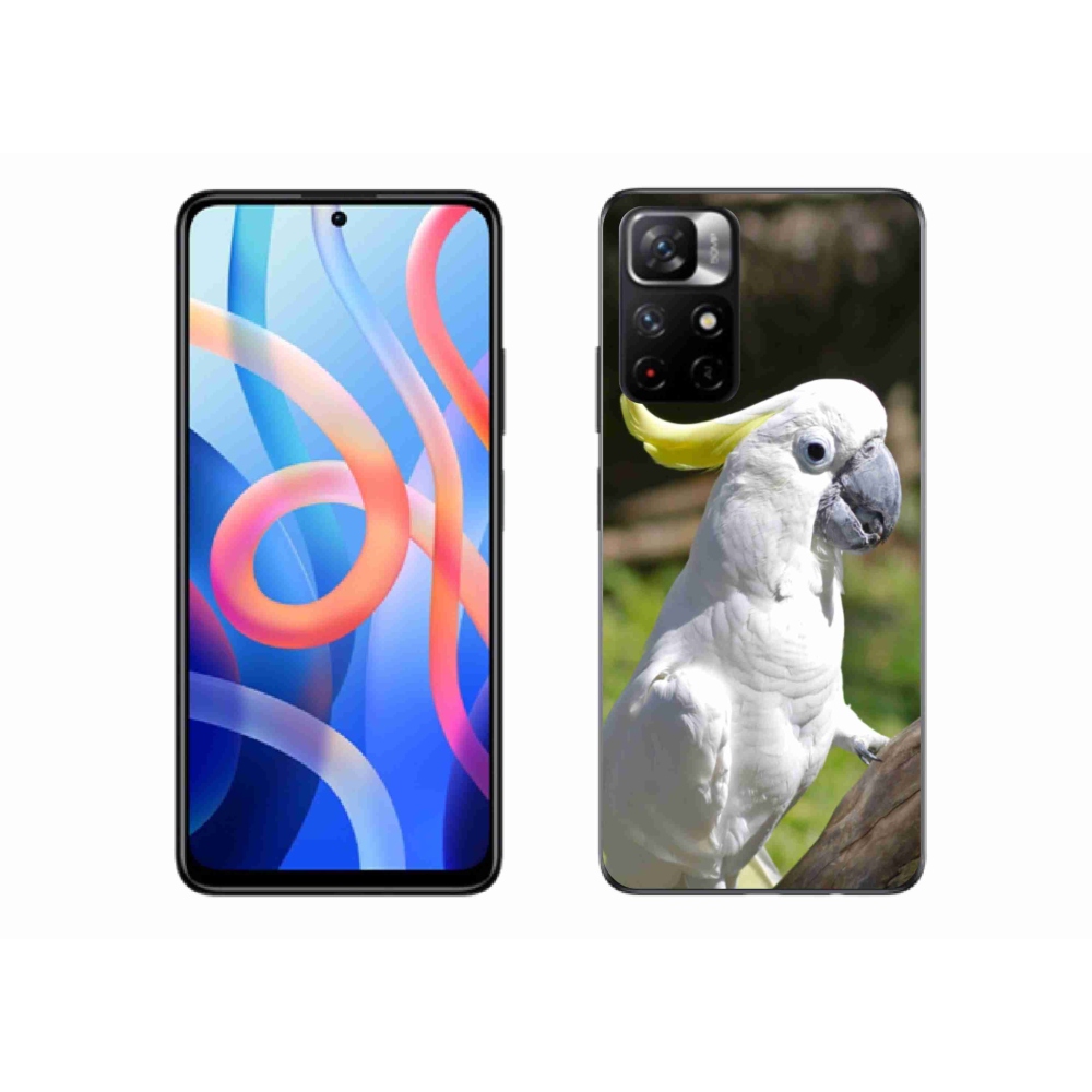 Gélový kryt mmCase na Xiaomi Redmi Note 11S 5G - papagáj kakadu 2