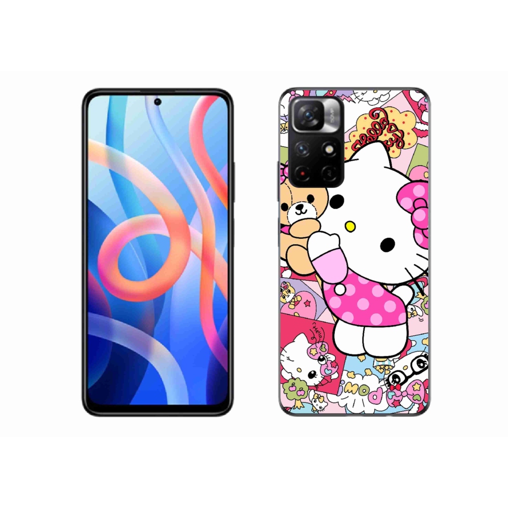 Gélový kryt mmCase na Xiaomi Redmi Note 11S 5G/Poco M4 Pro 5G - cute kitty