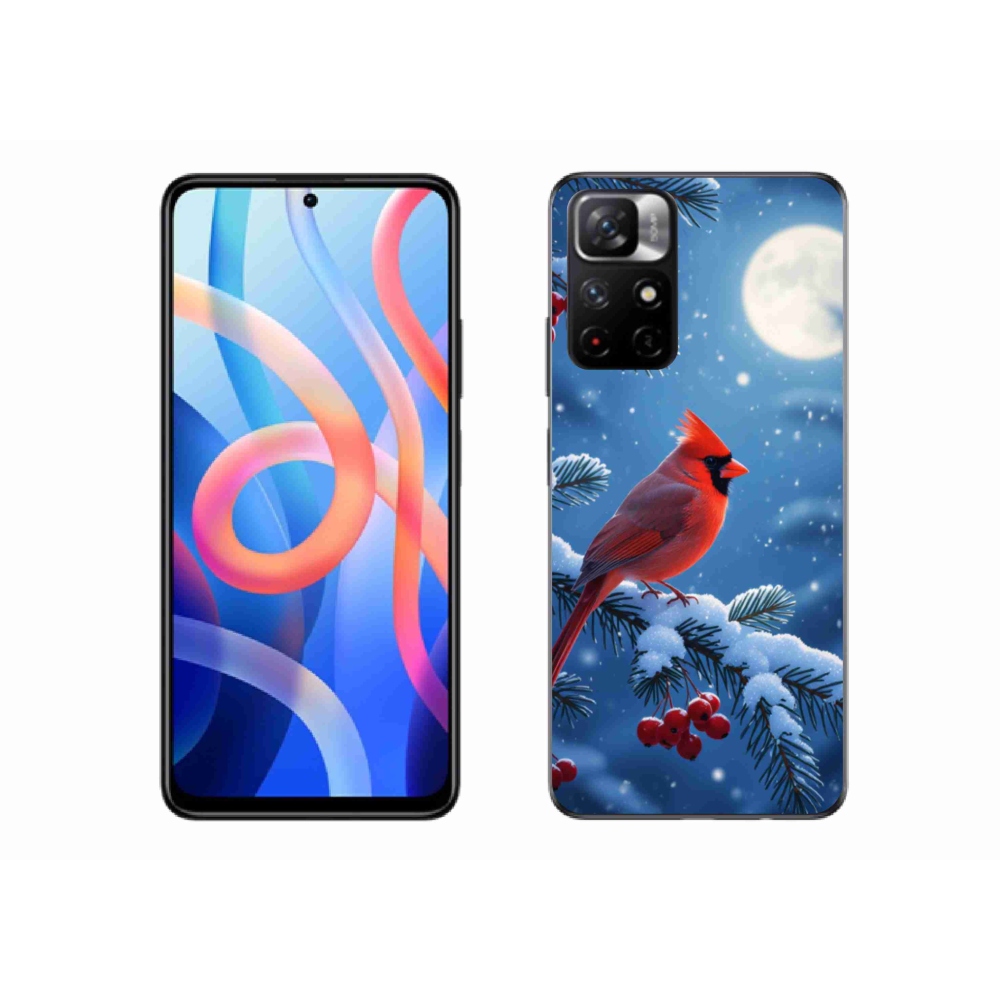 Gélový kryt mmCase na Xiaomi Redmi Note 11S 5G/Poco M4 Pro 5G - kardinál červený