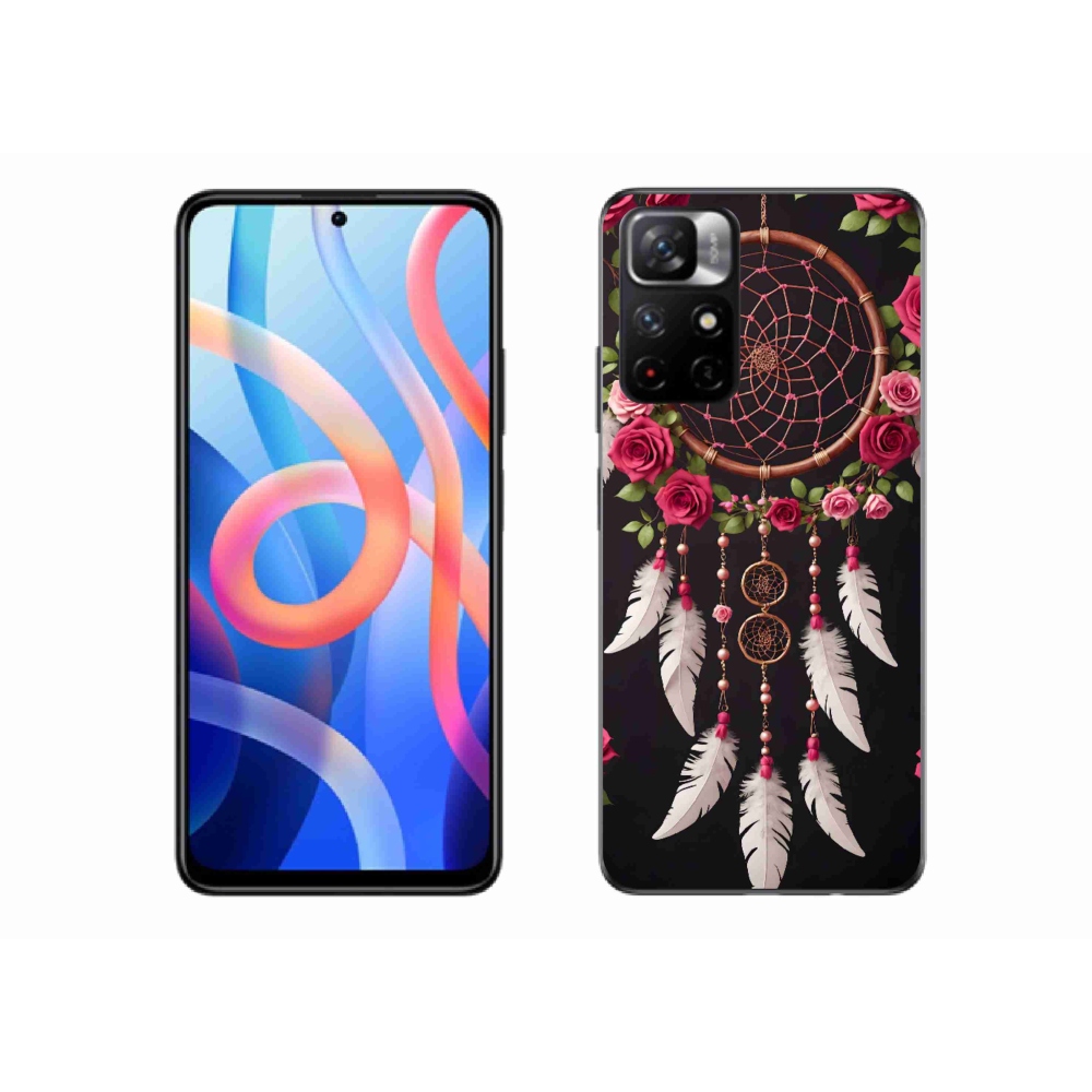 Gélový kryt mmCase na Xiaomi Redmi Note 11S 5G/Poco M4 Pro 5G - lapač snov s ružami
