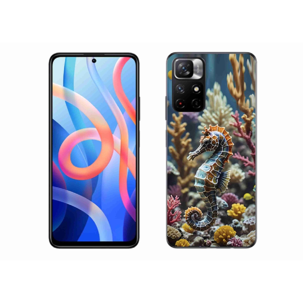 Gélový kryt mmCase na Xiaomi Redmi Note 11S 5G/Poco M4 Pro 5G - morský koník 2