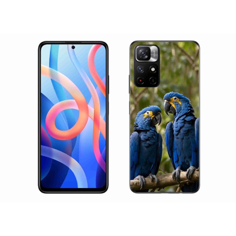 Gélový kryt mmCase na Xiaomi Redmi Note 11S 5G/Poco M4 Pro 5G - papagájové duo