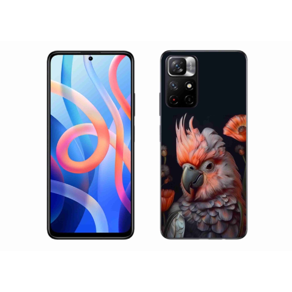 Gélový kryt mmCase na Xiaomi Redmi Note 11S 5G/Poco M4 Pro 5G - papagáj kakadu vo farbách