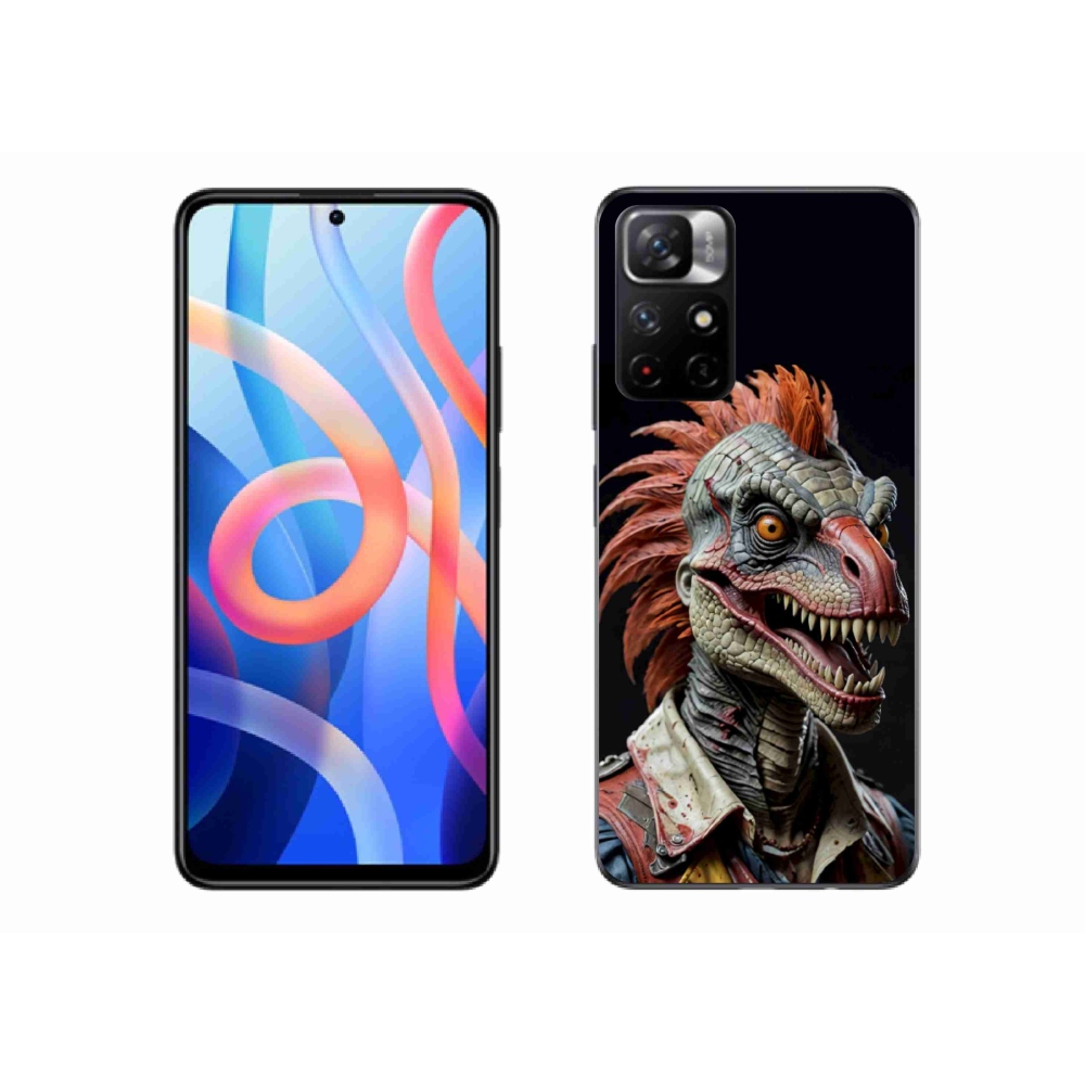 Gélový kryt mmCase na Xiaomi Redmi Note 11S 5G/Poco M4 Pro 5G - punk dinosaurus