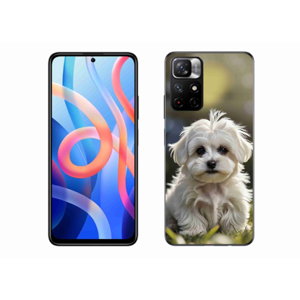 Gélový kryt mmCase na Xiaomi Redmi Note 11S 5G/Poco M4 Pro 5G - roztomilý maltézsky psík