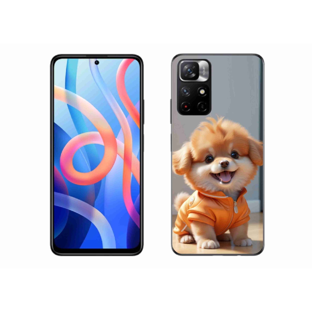 Gélový kryt mmCase na Xiaomi Redmi Note 11S 5G/Poco M4 Pro 5G - roztomilý pomeranian v mikine