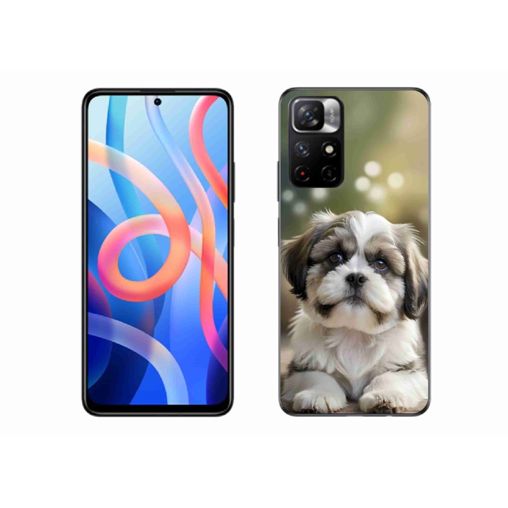 Gélový kryt mmCase na Xiaomi Redmi Note 11S 5G/Poco M4 Pro 5G - roztomilý shih-tzu