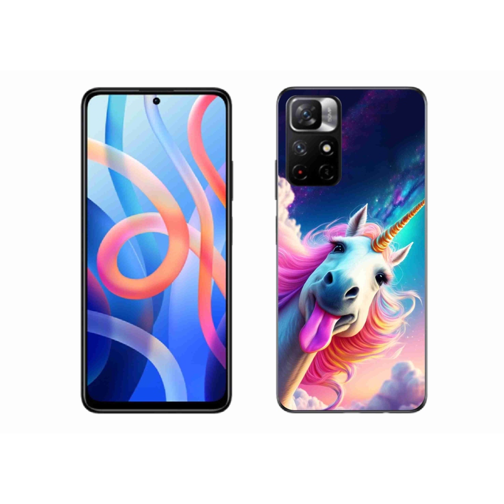 Gélový kryt mmCase na Xiaomi Redmi Note 11S 5G/Poco M4 Pro 5G - šialený jednorožec