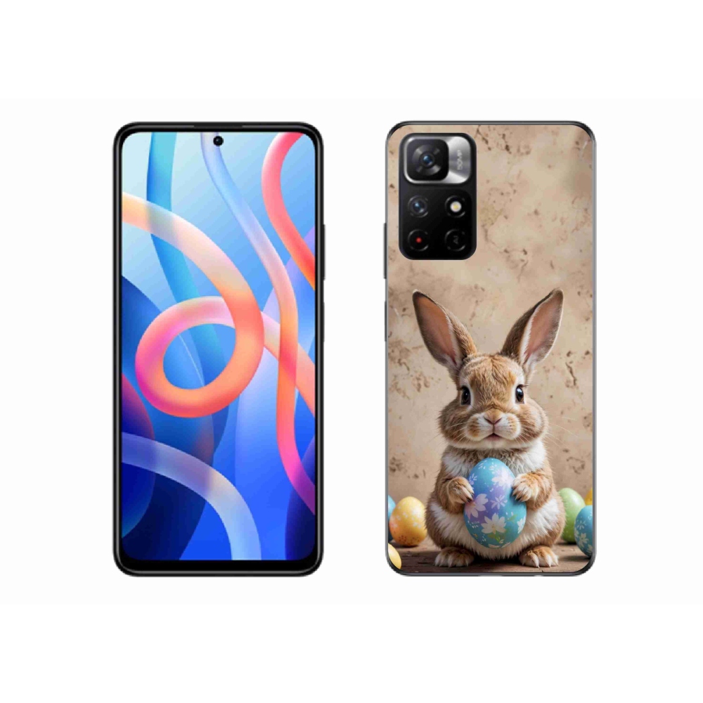 Gélový kryt mmCase na Xiaomi Redmi Note 11S 5G/Poco M4 Pro 5G - veľkonočný zajačik