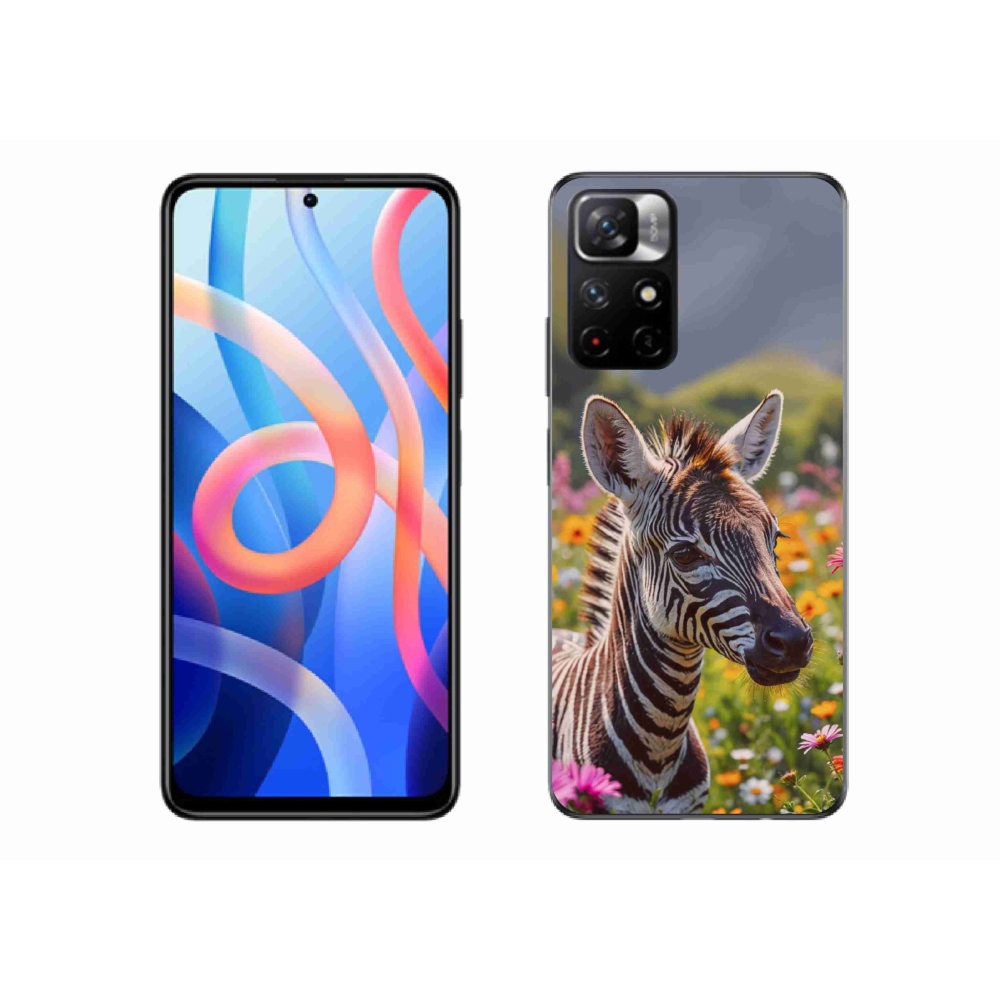 Gélový kryt mmCase na Xiaomi Redmi Note 11S 5G/Poco M4 Pro 5G - zebra na lúke