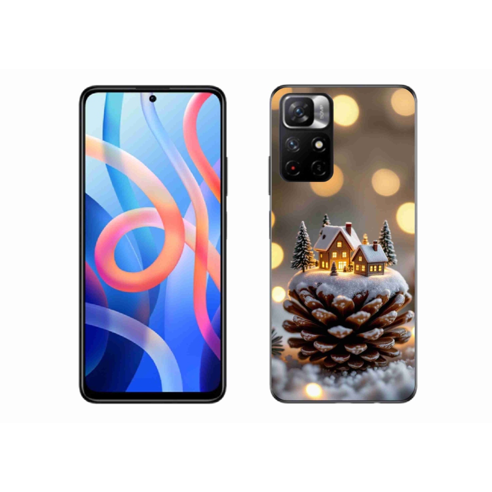 Gélový kryt mmCase na Xiaomi Redmi Note 11S 5G/Poco M4 Pro 5G - zimná dedinka