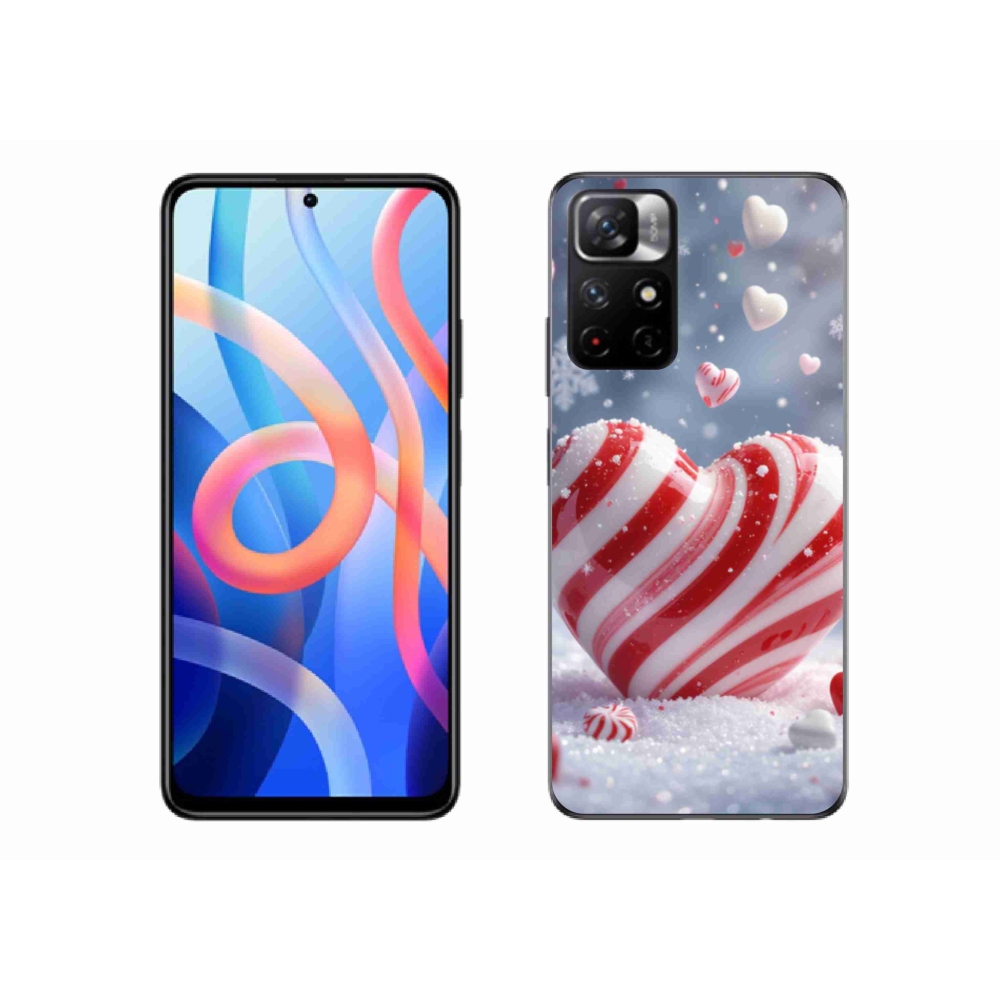 Gélový kryt mmCase na Xiaomi Redmi Note 11S 5G - sladké srdce