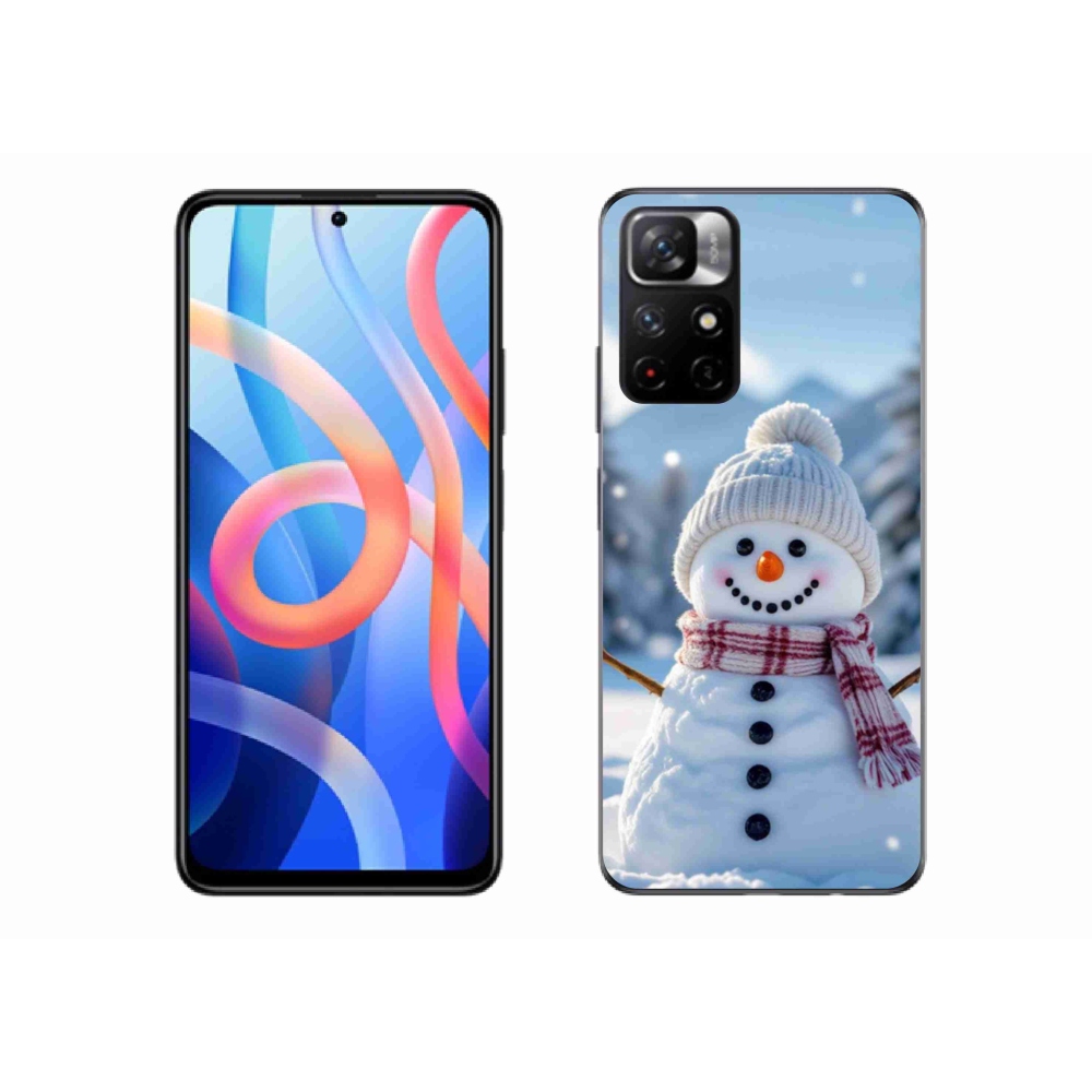 Gélový kryt mmCase na Xiaomi Redmi Note 11S 5G - snehuliak 3