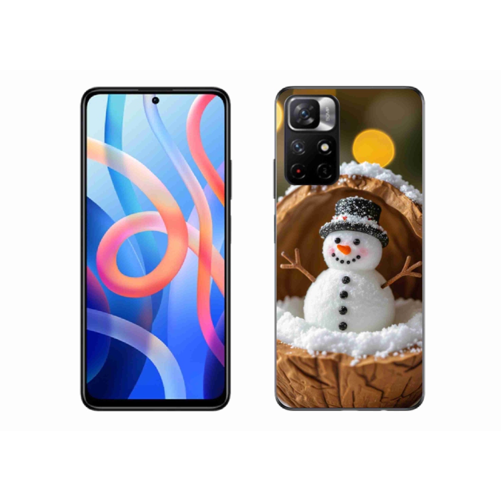 Gélový kryt mmCase na Xiaomi Redmi Note 11S 5G - snehuliak 4