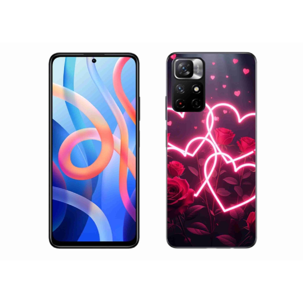 Gélový kryt mmCase na Xiaomi Redmi Note 11S 5G - srdce lásky