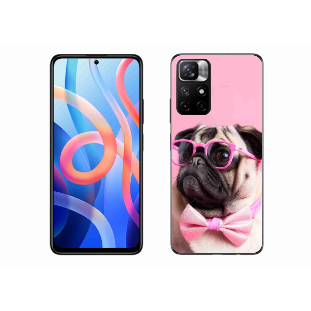 Gélový kryt mmCase na Xiaomi Redmi Note 11S 5G - štýlový mops