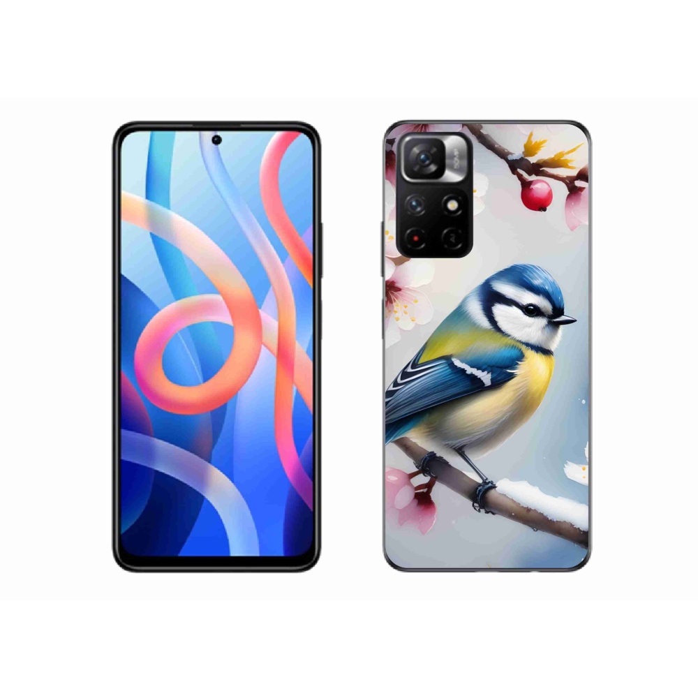 Gélový kryt mmCase na Xiaomi Redmi Note 11S 5G - sýkorka