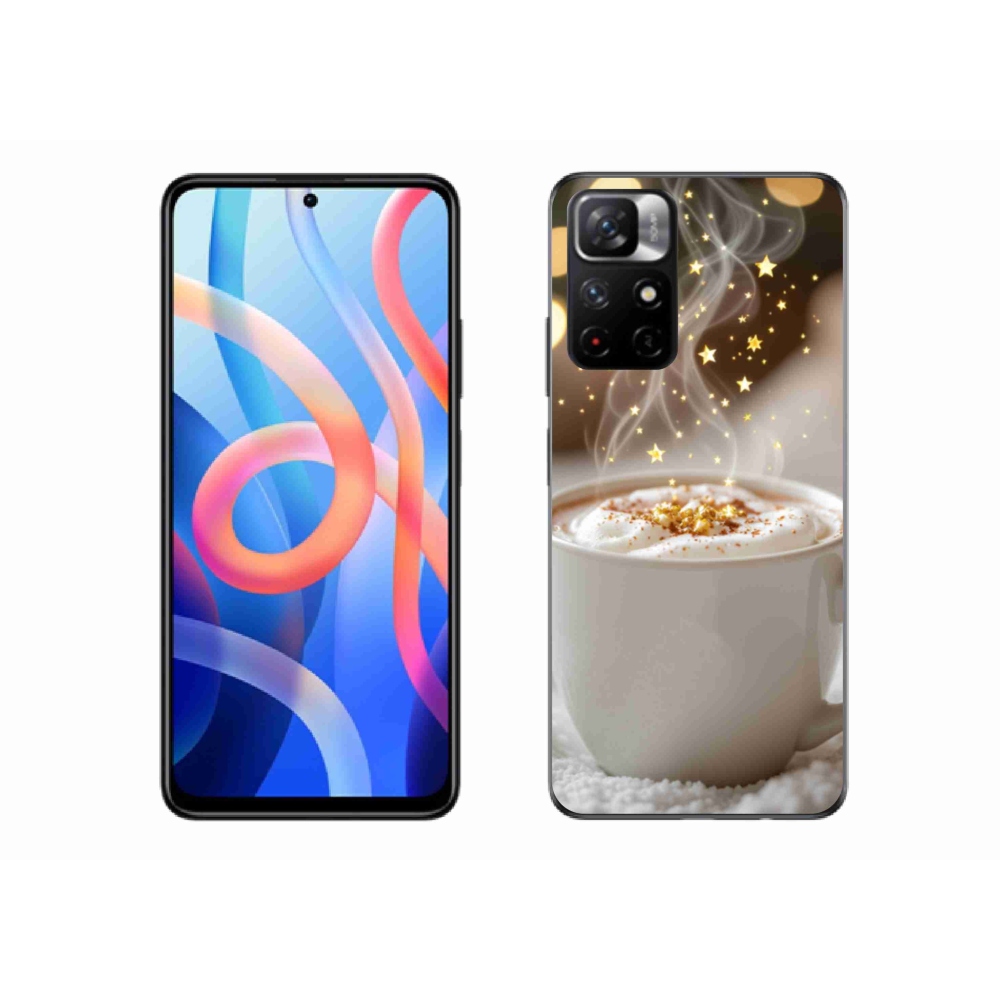 Gélový kryt mmCase na Xiaomi Redmi Note 11S 5G - vianočný horúci nápoj