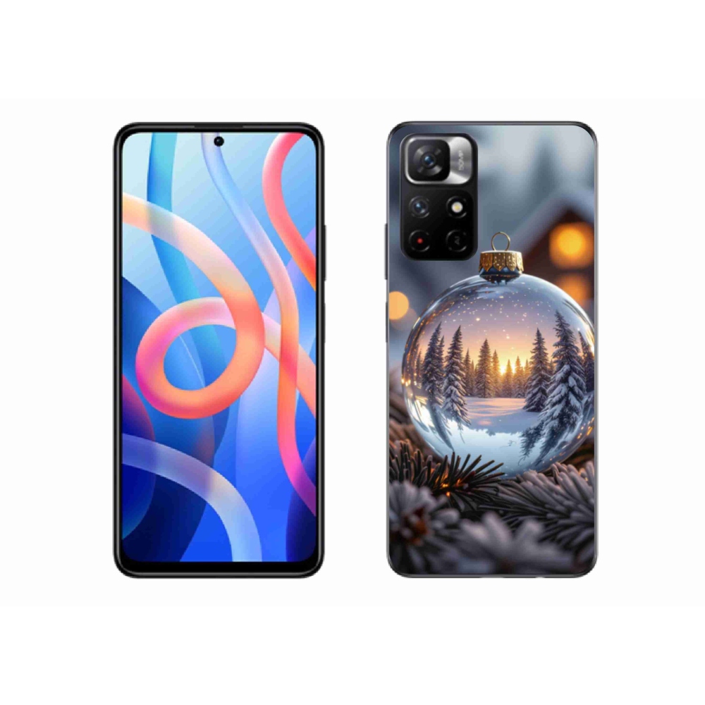 Gélový kryt mmCase na Xiaomi Redmi Note 11S 5G - vianočná ozdoba