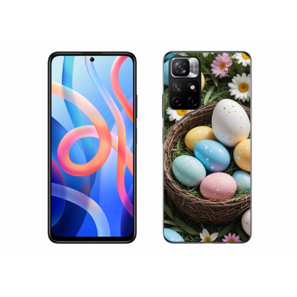 Gélový kryt mmCase na Xiaomi Redmi Note 11S 5G - veľkonočné vajíčka 2