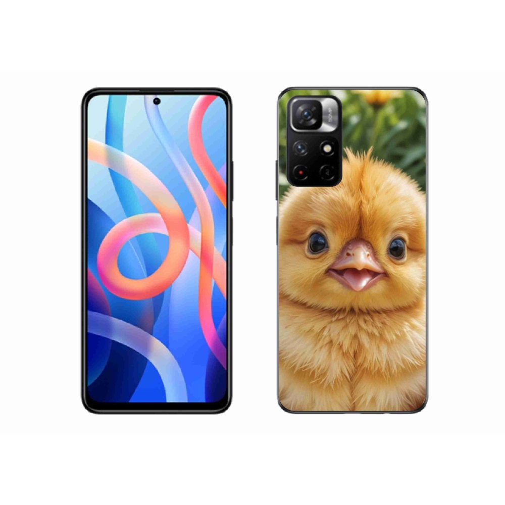 Gélový kryt mmCase na Xiaomi Redmi Note 11S 5G - veselé kuriatko
