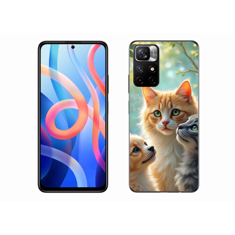 Gélový kryt mmCase na Xiaomi Redmi Note 11S 5G - zvieracie priateľstvo 2