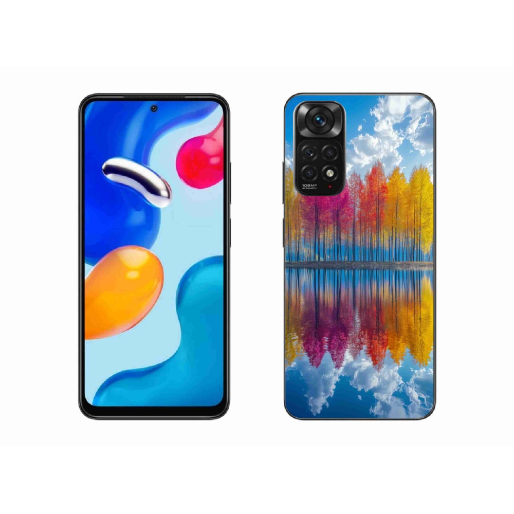 Gélový kryt mmCase na Xiaomi Redmi Note 11S - farebné stromy