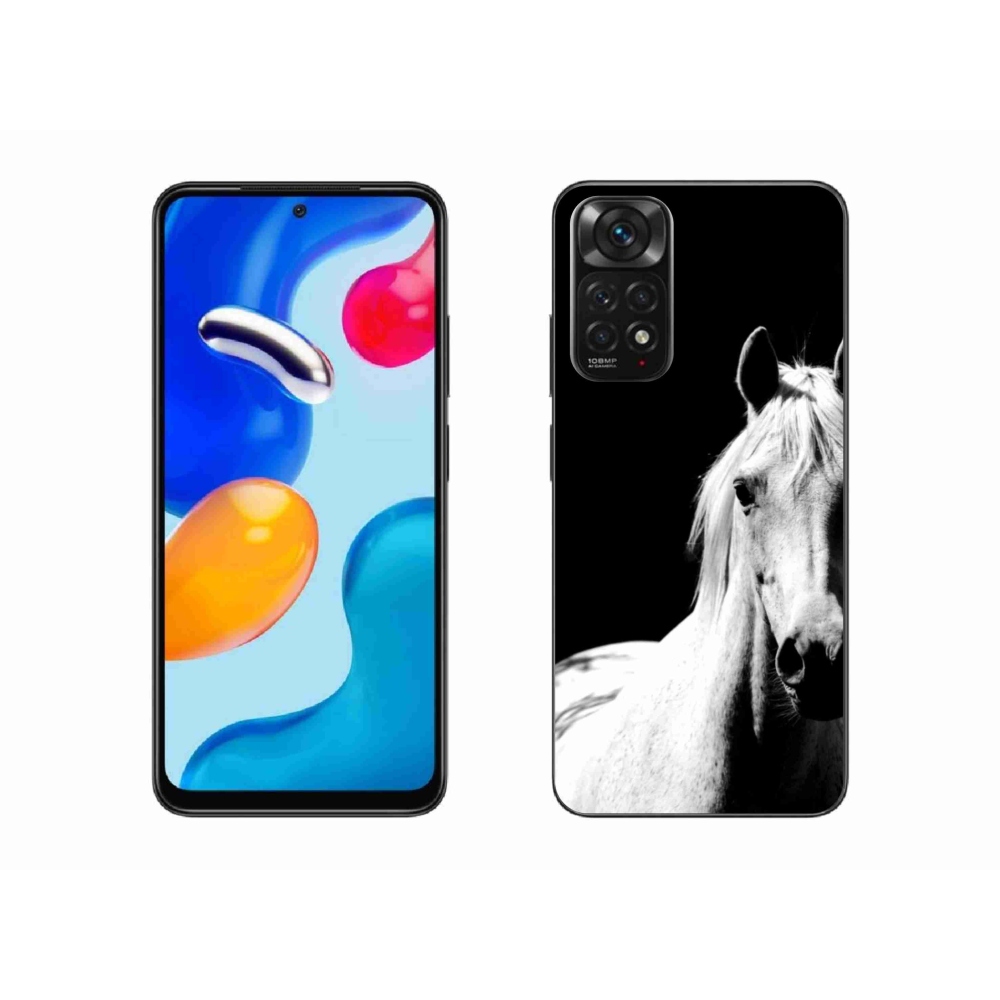 Gélový kryt mmCase na Xiaomi Redmi Note 11S - biely kôň 5