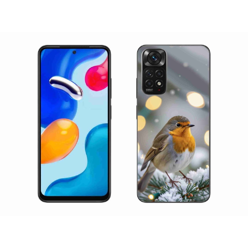 Gélový kryt mmCase na Xiaomi Redmi Note 11S - červienka v zime