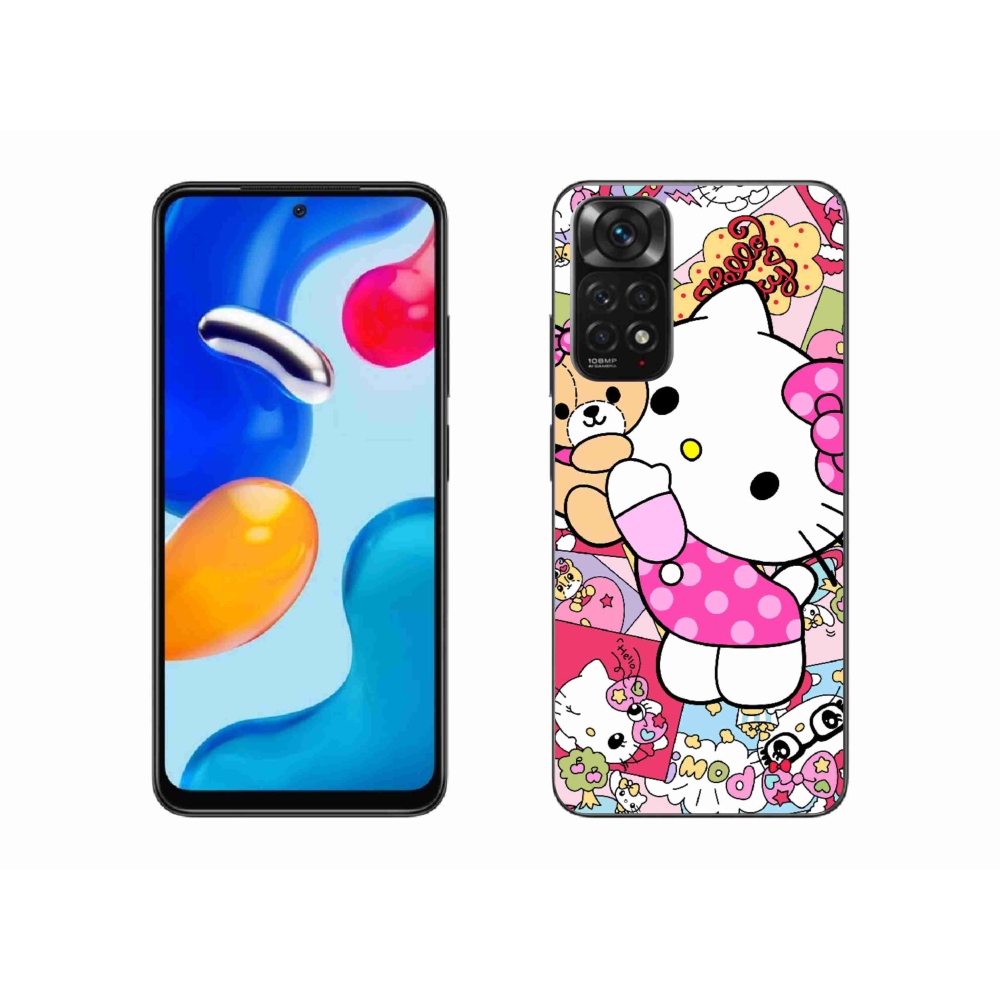 Gélový kryt mmCase na Xiaomi Redmi Note 11S - cute kitty
