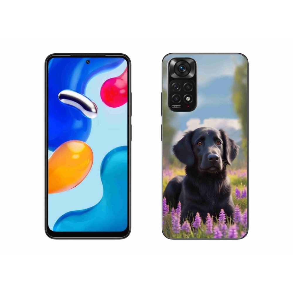 Gélový kryt mmCase na Xiaomi Redmi Note 11S - elegantný čierny retriever