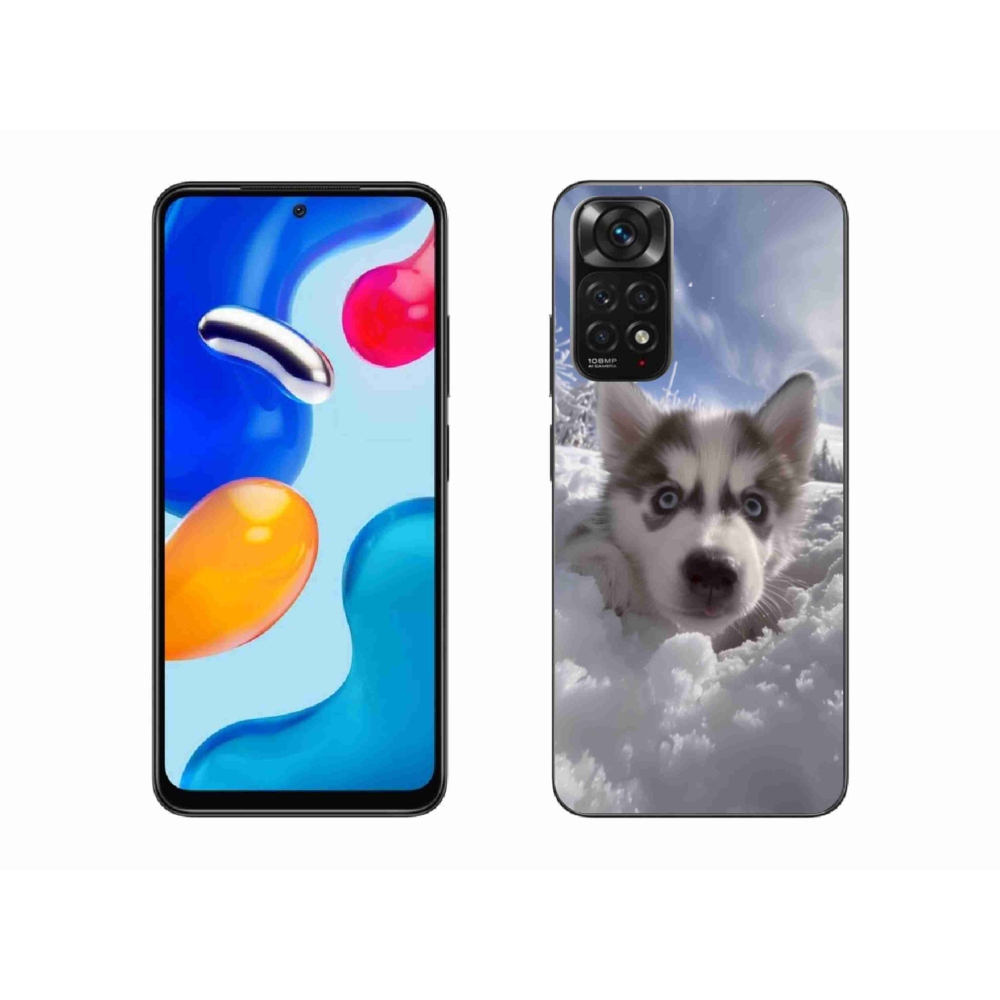 Gélový kryt mmCase na Xiaomi Redmi Note 11S - husky v snehu