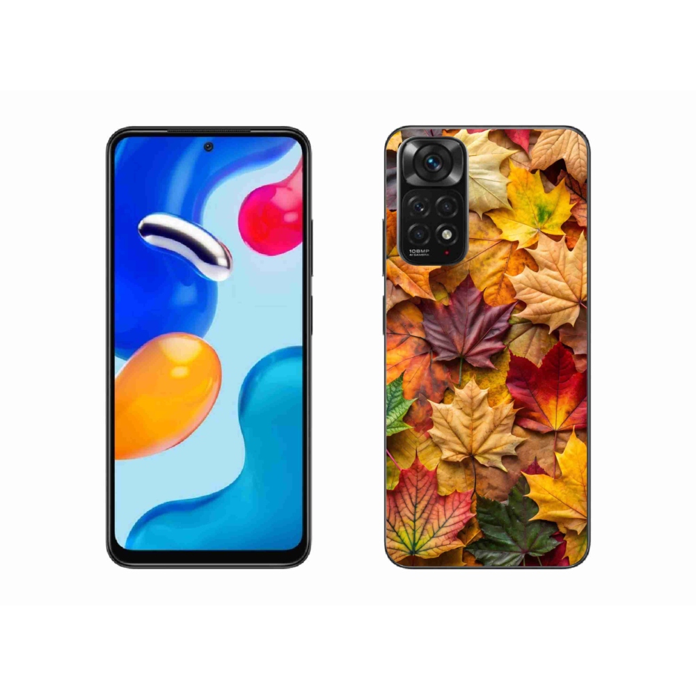 Gélový kryt mmCase na Xiaomi Redmi Note 11S - javorové listy 2