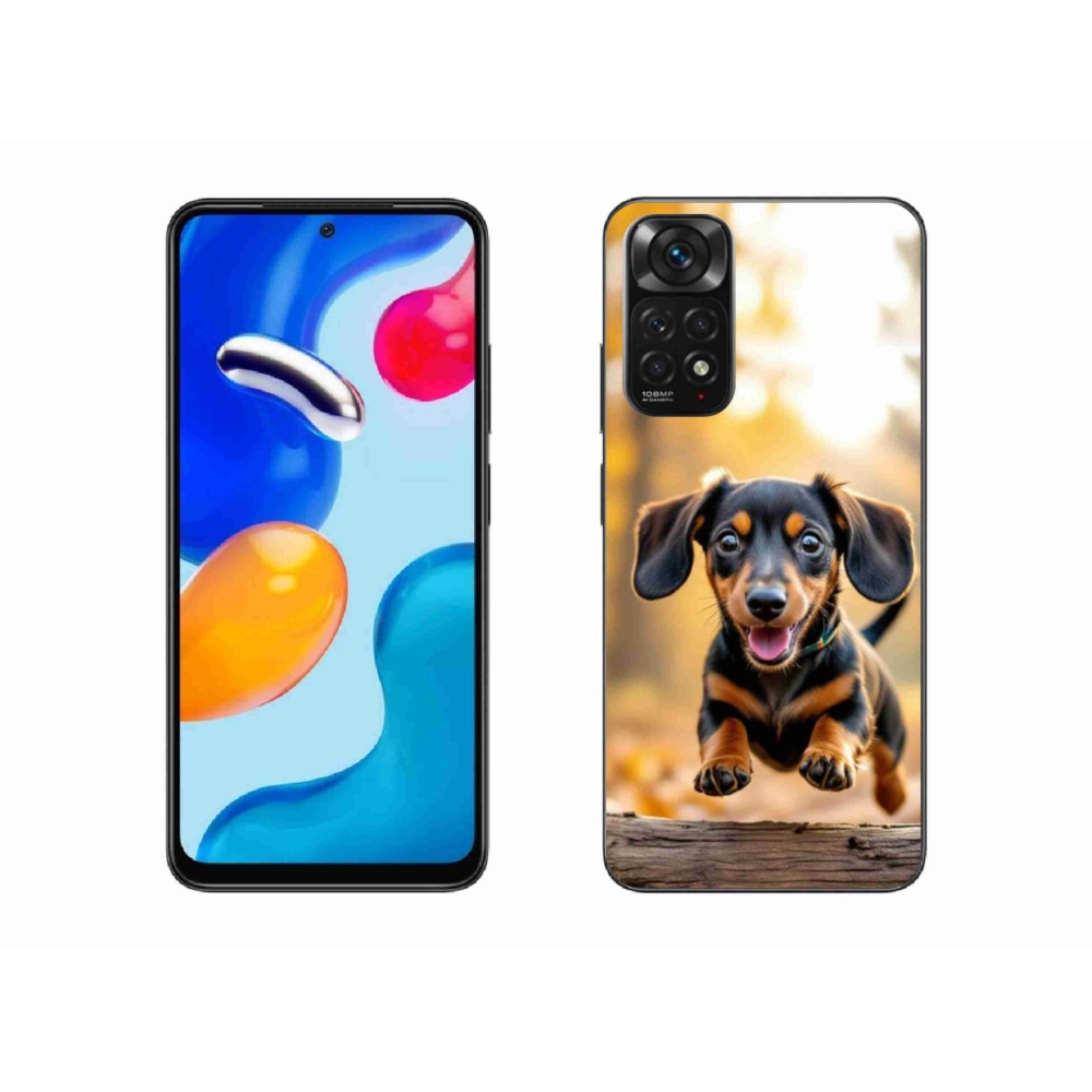 Gélový kryt mmCase na Xiaomi Redmi Note 11S - jazvečík 2