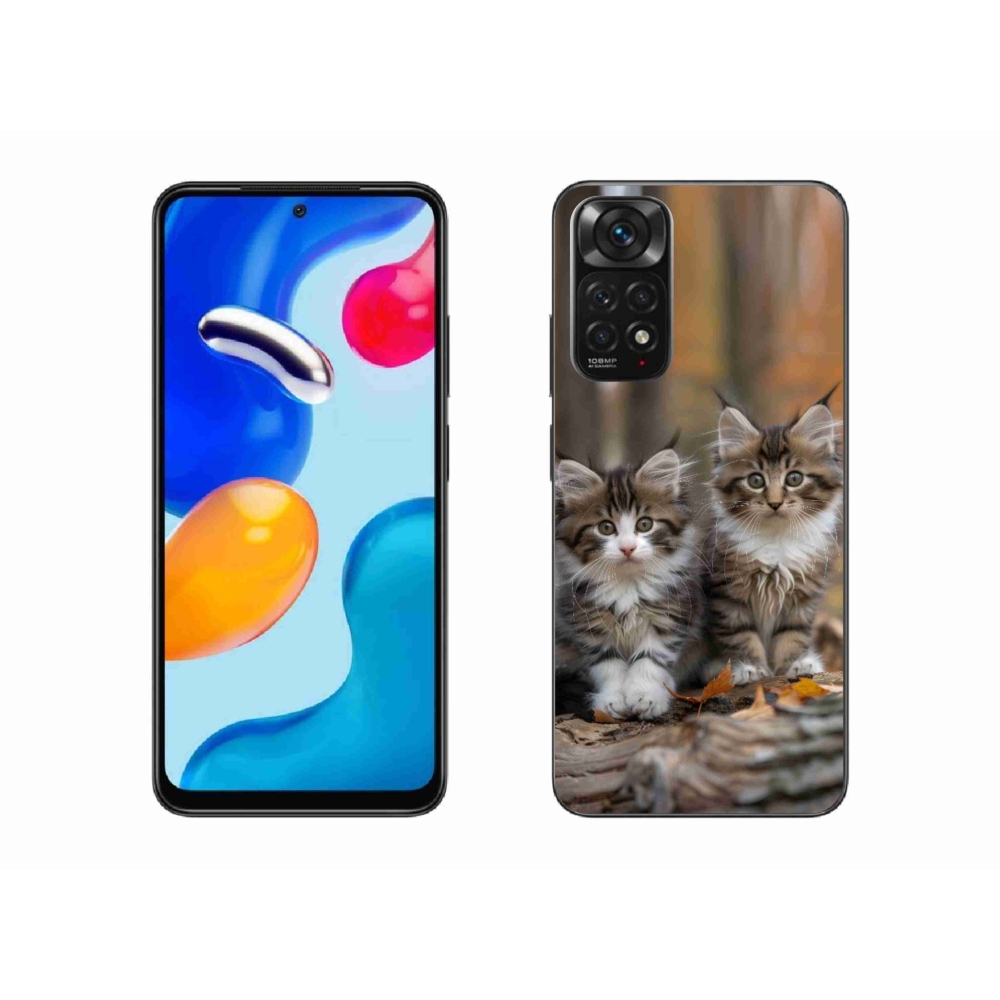 Gélový kryt mmCase na Xiaomi Redmi Note 11S - mačacie duo 3