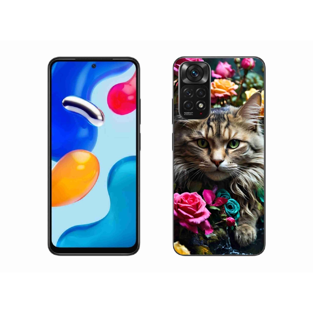 Gélový kryt mmCase na Xiaomi Redmi Note 11S - mačacie pohľad 2