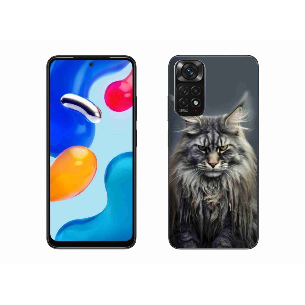 Gélový kryt mmCase na Xiaomi Redmi Note 11S - mačacie pohľad 4