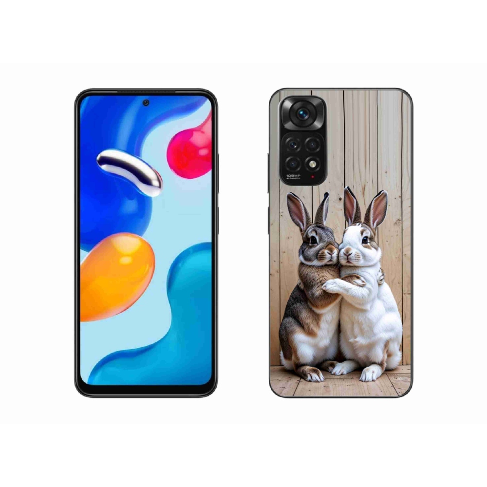 Gélový kryt mmCase na Xiaomi Redmi Note 11S - králičie pár
