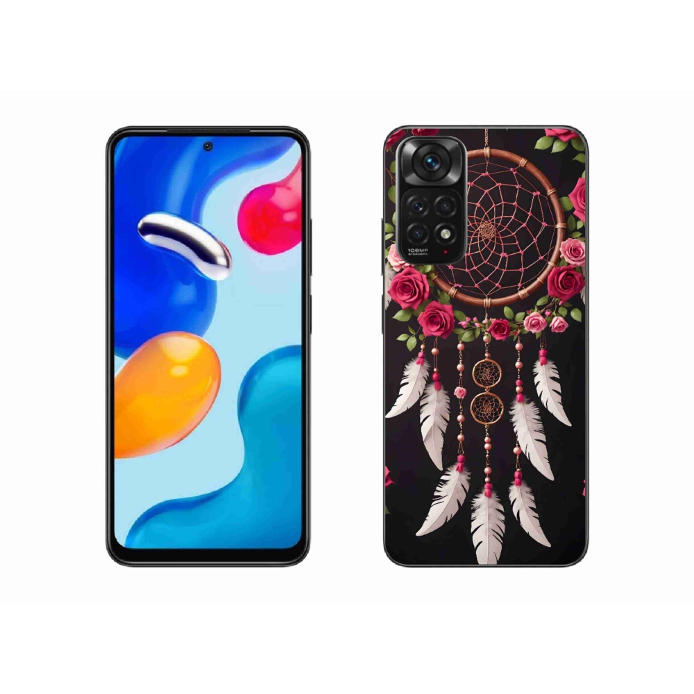 Gélový kryt mmCase na Xiaomi Redmi Note 11S - lapač snov s ružami