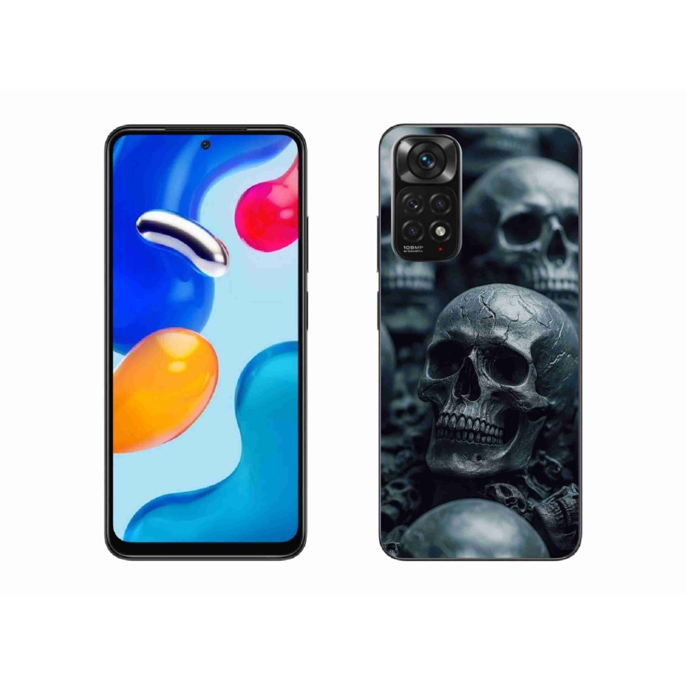 Gélový kryt mmCase na Xiaomi Redmi Note 11S - lebka 2