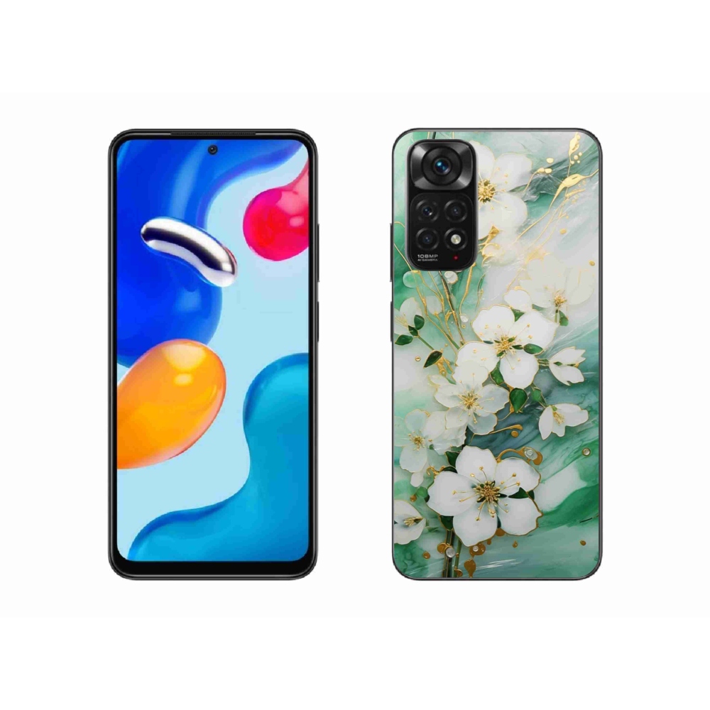 Gélový kryt mmCase na Xiaomi Redmi Note 11S - nežné kvety