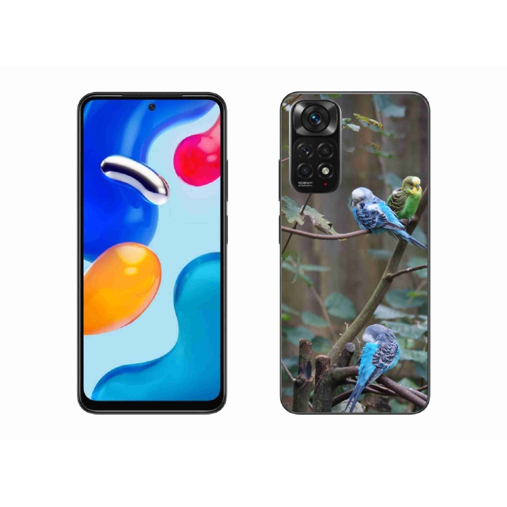 Gélový kryt mmCase na Xiaomi Redmi Note 11S - papagáje na vetve